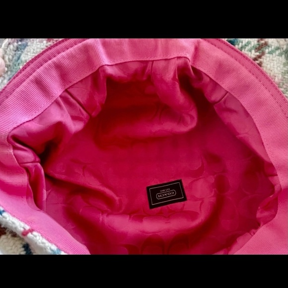 🦄RARE COACH CLASSIC TATTERSALL PLAID NEWSBOY NWOT, PRISTINE CONDITION - Picture 8 of 10